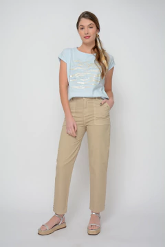 Cargo recto MALVA beige (J5919)