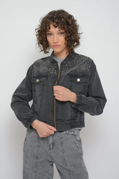 Campera JARED bomber grafito (J6125)