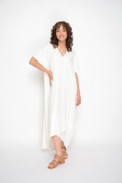 Vestido DENIA de lino escote en V (5980) en internet