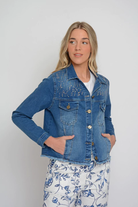 Campera SARLO estrellas azul (J6325)