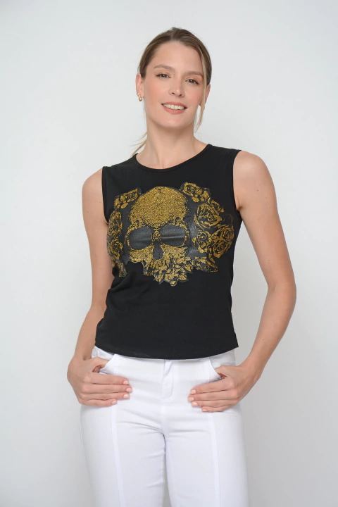 Musculosa BAOBAB estampa calavera (5901)