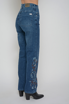 Recto DRAKE bulgaro bordado azul (J6110) - Moravia Jeans