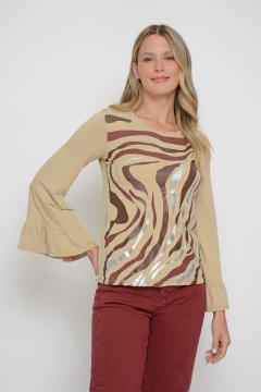 Remera KURT frente con franjas (6003) en internet