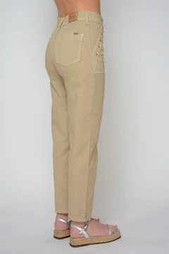 Cargo recto MALVA beige (J5919) - Moravia Jeans