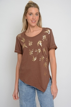 Remera LORCA asimétrica hojitas (2009)