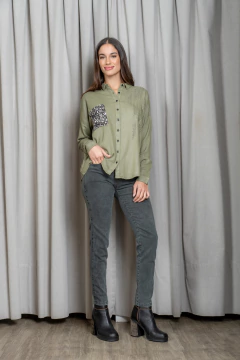 Chupín PILCOMAYO básico verde (J5772) - comprar online
