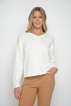 Pull LOU básico escote V (6018) - comprar online