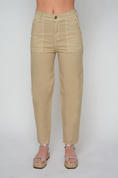 Cargo recto MALVA beige (J5919) - comprar online