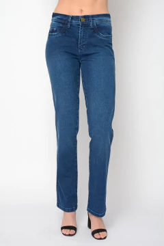 Recto azul curvas básico (J1100) - Moravia Jeans