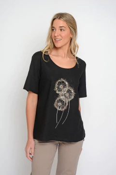 Remera CHRISTIE de lino `diente de leon` (2001)