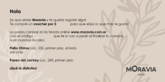 GIFT CARD - VOUCHER DE REGALO - comprar online
