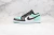 Air Jordan 1 Low Preto/Verde Menta/Branco