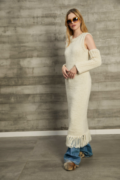 VESTIDO CAMERON MERINO HAND MADE - milanasweaters