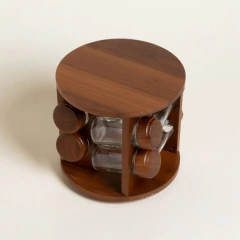 Especiero 19x20 cm giratorio 8 frascos - comprar online