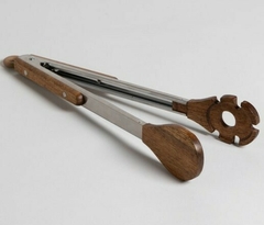 PINZA RED. INOX Y ACACIA 33cm - comprar online