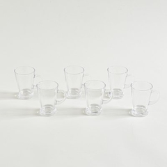 SET X 6 POCILLOS DE CAFÉ 155 ML