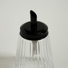 Azucarera conica rayas 300 ML tapa negra en internet