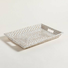 BANDEJA RECTANGULAR BLANCA 45X31 cm - comprar online