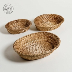 CANASTO OVAL NATURAL 36X27