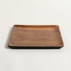 BANDEJA CUAD. ACACIA MANILA BLACK 30.5X30.5cm - comprar online