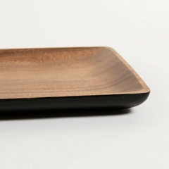 BANDEJA CUAD. ACACIA MANILA BLACK 25.5X25.5cm - comprar online