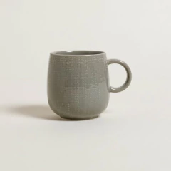 MUG GREY 450 ML ceramica - comprar online