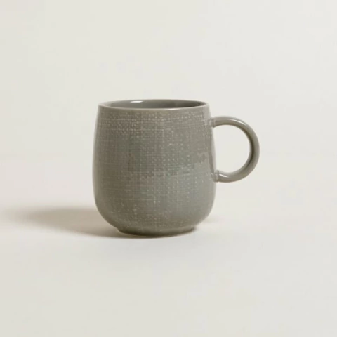 MUG GREY 450 ML ceramica - comprar online