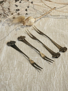 Tenedor Picada Ginkgo Bronce