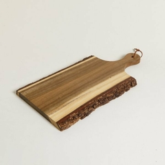 TABLA C/MANGO, ACACIA (c/corteza) 45x20.5 cm