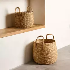 Canasto seagrass CHICO 25x30x24cm(h)/33cm(h). - comprar online