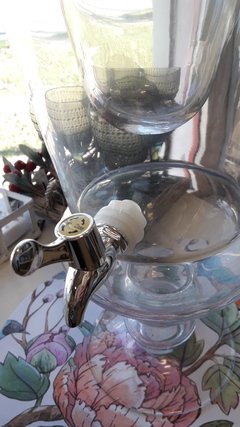 Dispenser vidrio c/enfriador (p hielo) 23x62cm - Almacen de Funes