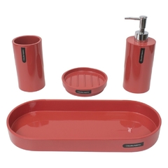 Dispenser resina jabón liquido ROJO SALE - comprar online