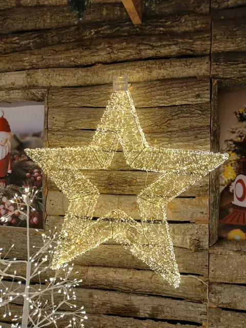 ESTRELLA DORADA 50CM 1920LED 5m cable