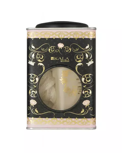 Lata alice BLACK CON SHOWER Y ESPONJA - comprar online