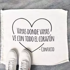 Paño nat con frases en negro surtidos - Almacen de Funes