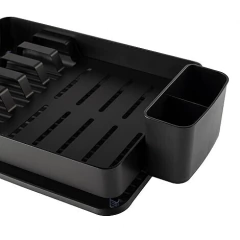 Secaplatos Grande Negro c/bandeja y cub. en internet