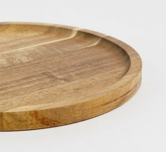 BANDEJA ACACIA REDONDA 24DIAM COLOR - comprar online