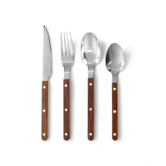 Set 24 Piezas Cubiertos Acero mango ABS