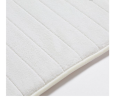 ALFOMBRA MEMORIA LINE FOAM 50X80CM BLANCA - comprar online