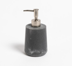 DISPENSER MARMOL NEGRO 17CM