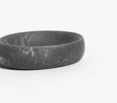 JABONERA MARMOL NEGRO 12CM - comprar online