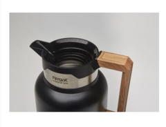 JARRA TERMICA ACERO INOXIDABLE 1L NEGRA - comprar online