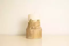 Velón dorado XL
