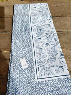Mantel 200x200cm impermeable clásico gris plomo