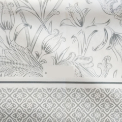 Mantel 140x300cm impermeable clásico PLATA