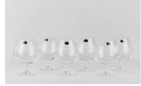 Setx2 copa cognac 690 ML cristal titanium