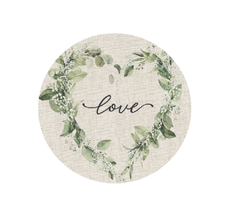 12 posavasos carton plastif. CORAZON