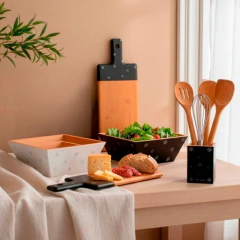 Tabla para servir bamboo 39x15x1.5 CHICA en internet