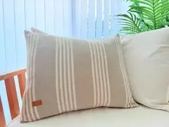 ALMOHADON TUSOR 30x60cm RAYAS FINAS - comprar online