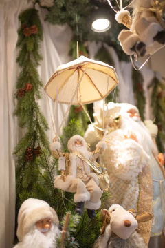 SANTA PARACAIDA C/MUS Y MOV 60 CHAMPAGNE - comprar online